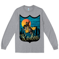 Heather Grey Rodeo Name Tag Long Sleeve Tee - Bettercallsaul