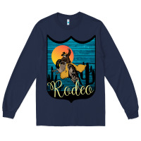 Navy Rodeo Name Tag Long Sleeve Tee - Bettercallsaul