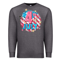 Charcoal Heather 4th of July Premium Sweatshirt - FaDigitalArtStudio