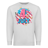 Dove Grey 4th of July Premium Sweatshirt - FaDigitalArtStudio