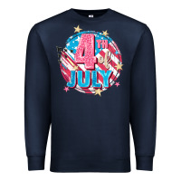 Navy 4th of July Premium Sweatshirt - FaDigitalArtStudio