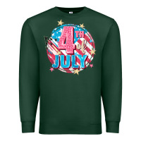 Sports Green 4th of July Premium Sweatshirt - FaDigitalArtStudio
