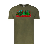 Vintage Olive christmas trees libbey glass Vintage Tee - BundleAndBundleShop