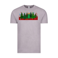 Vintage Zinc christmas trees libbey glass Vintage Tee - BundleAndBundleShop