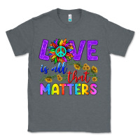 Charcoal Heather Love İs All That Matters Classic Tee - BundleAndBundleShop