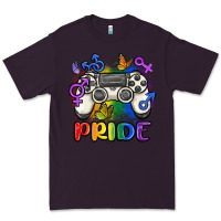 Plum gaymer pride Premium Tee - MaliasSmallBusiness