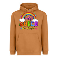 Meerkat Coolest queer in town Heavyweight Hoodie - FaDigitalArtStudio