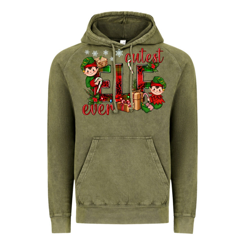Cutest Elf Ever Christmas Vintage Hoodie by BundleAndBundleShop | Teevron