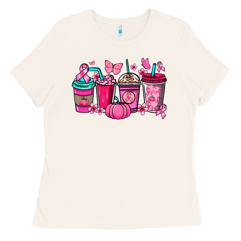 Cancer Coffee Cups Ladies Tee by NancyCooperArtShop | Teevron