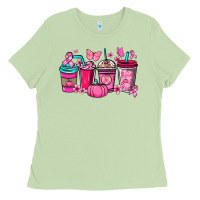 Matcha cancer coffee cups Ladies Tee - NancyCooperArtShop