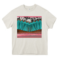Western Fringe Cowhide Leopard Heavy Core Tee | Teevron