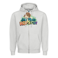Dove Grey Little mister hops a lot Easter day Zipper Hoodie - HowdyJamesFarm