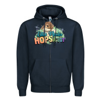 Navy Little mister hops a lot Easter day Zipper Hoodie - HowdyJamesFarm