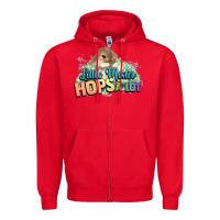 Red Little mister hops a lot Easter day Zipper Hoodie - HowdyJamesFarm