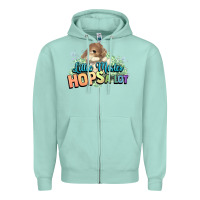 Seafoam Little mister hops a lot Easter day Zipper Hoodie - HowdyJamesFarm