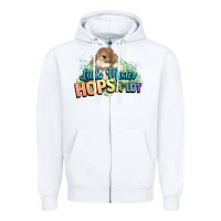 White Little mister hops a lot Easter day Zipper Hoodie - HowdyJamesFarm