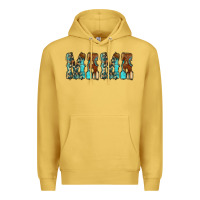 Antique Gold Mama Turquoise Tooled Premium Hoodie - CowCowDesign