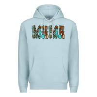 Blue Mist Mama Turquoise Tooled Premium Hoodie - CowCowDesign