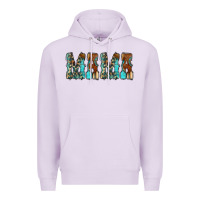 Lilac Mama Turquoise Tooled Premium Hoodie - CowCowDesign
