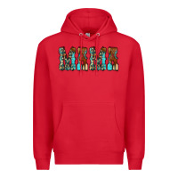 Red Mama Turquoise Tooled Premium Hoodie - CowCowDesign