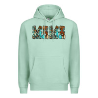 Seafoam Mama Turquoise Tooled Premium Hoodie - CowCowDesign
