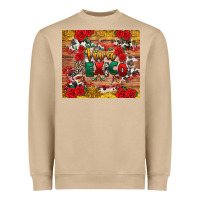 Mushroom Viva Mexico Heavyweight Sweatshirt - texasbilliewilder