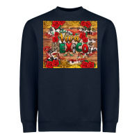 Navy Viva Mexico Heavyweight Sweatshirt - texasbilliewilder