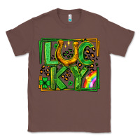 Chestnut lucky horseshoe st patricks day leopard frame Classic Tee - LillyAllenDesigns
