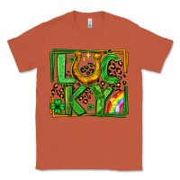 Copper lucky horseshoe st patricks day leopard frame Classic Tee - LillyAllenDesigns