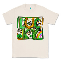 Natural lucky horseshoe st patricks day leopard frame Classic Tee - LillyAllenDesigns