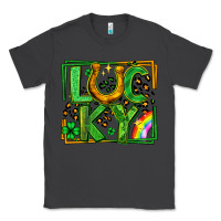 Smoke lucky horseshoe st patricks day leopard frame Classic Tee - LillyAllenDesigns