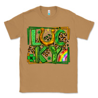 Toasted Coconut lucky horseshoe st patricks day leopard frame Classic Tee - LillyAllenDesigns