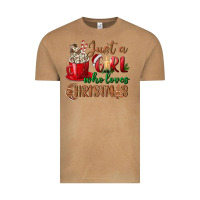 Vintage Camel just a girl who loves christmas Vintage Tee - BundleAndBundleShop