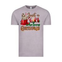 Vintage Zinc just a girl who loves christmas Vintage Tee - BundleAndBundleShop