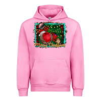 Fuchsia Pink merry Christmas teacher Urban Hoodie - CowhideDigitalArt