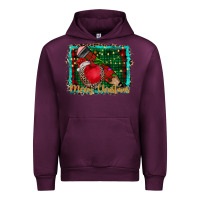 Mauve Wine merry Christmas teacher Urban Hoodie - CowhideDigitalArt