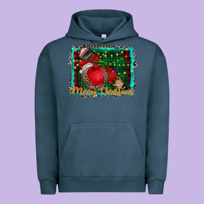 Merry Christmas Teacher Urban Hoodie Designed By Cowhidedigitalart