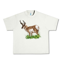 Pistachio pronghorn Urban Heavy Tee - LillyAllenDesigns