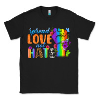 Black Spread Love Not Hate Classic Tee - BundleAndBundleShop