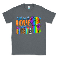 Charcoal Heather Spread Love Not Hate Classic Tee - BundleAndBundleShop