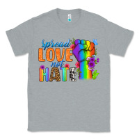 Heather Grey Spread Love Not Hate Classic Tee - BundleAndBundleShop