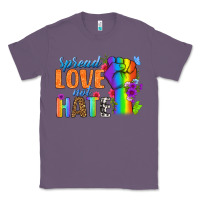 Lavender Spread Love Not Hate Classic Tee - BundleAndBundleShop