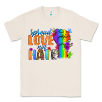 Natural Spread Love Not Hate Classic Tee - BundleAndBundleShop