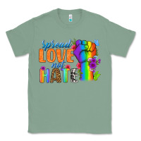Sage Spread Love Not Hate Classic Tee - BundleAndBundleShop