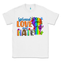 White Spread Love Not Hate Classic Tee - BundleAndBundleShop