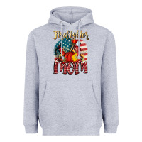 Heather Grey Firefighter mom Heavyweight Hoodie - FaDigitalArtStudio