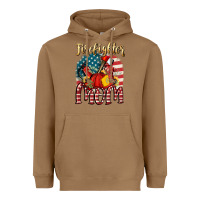 Toasted Coconut Firefighter mom Heavyweight Hoodie - FaDigitalArtStudio