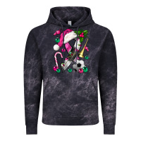 Cloud Black Pink Christmas Breast Cancer Ribbon Soccer Vintage Hoodie - BundleAndBundleShop