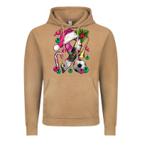 Vintage Camel Pink Christmas Breast Cancer Ribbon Soccer Vintage Hoodie - BundleAndBundleShop