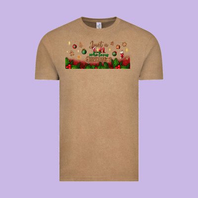 Just A Girl Who Loves Christmas Libbey Glass Vintage Tee Designed By Bundleandbundleshop